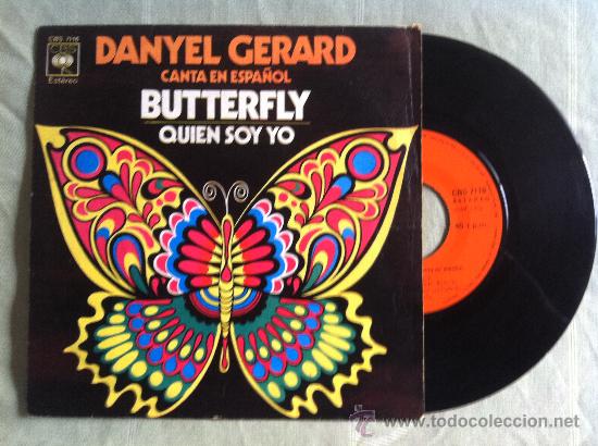 Discos de vinilo: 7&rdquo; DANYEL GERARD-BUTTERFLY - Foto 1