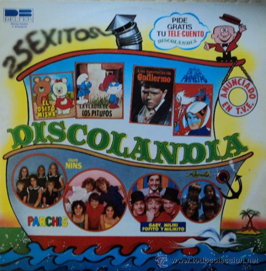 Discos de vinilo: discolandia - series de tv - edici&oacute;n de 1980 de espa&ntilde;a - doble