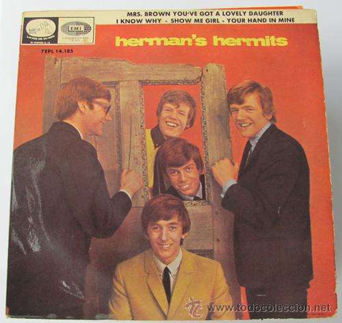 Discos de vinilo: HERMANS HERMITS - MRS. BROWN.... EP ESPA&Ntilde;OL 1965 - Foto 1