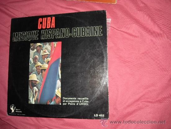 Dischi in vinile: CUBA MUSIQUE HISPANO-CUBAINE-VARIOS VER FOTO ADICIONAL LP LD452 VER FOTO ADICIONAL