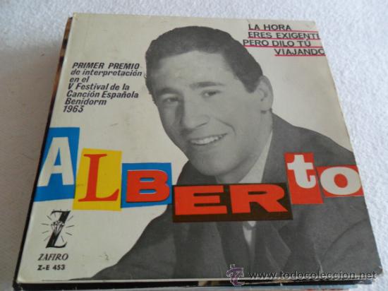 Discos de vinilo: ALBERTO - LA HORA + 3 EP 1963 - Foto 1