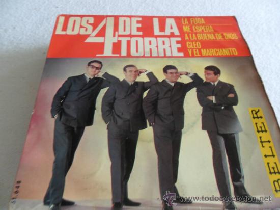 Discos de vinilo: LOS 4 DE LA TORRE - LA FUGA + 3 EP  1966 - Foto 1
