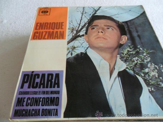 Discos de vinilo: ENRIQUE GUZMAN - PICARA + 3 EP 1964 - Foto 1
