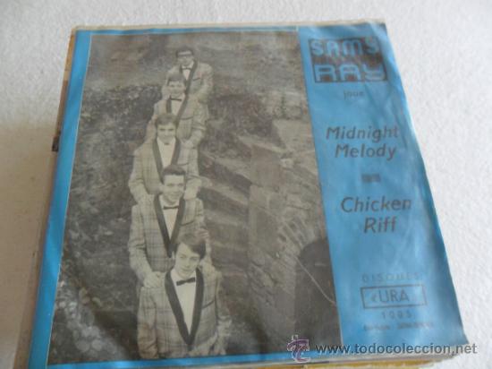 Discos de vinilo: SAMY RAY - MIDNIGHT MELODY - CHICKEN RIFF - Foto 1