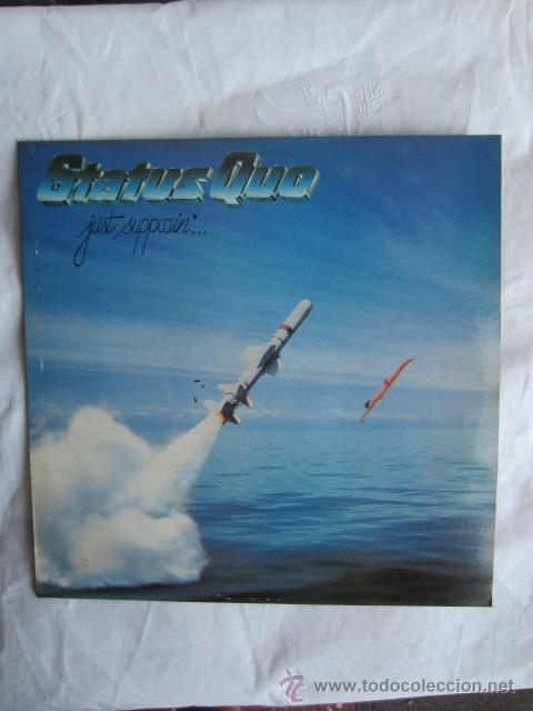 Discos de vinilo: STATUS QUO - JUST SUPPOSIN - Foto 1