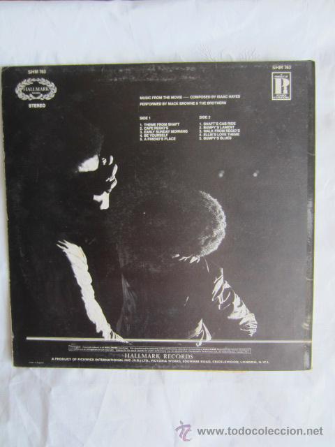 Discos de vinilo: SHAFT - ISAAC HAYES - Foto 3