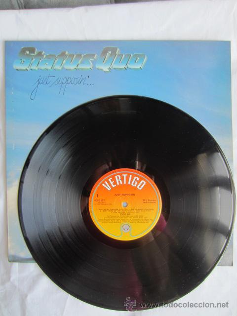 Discos de vinilo: STATUS QUO - JUST SUPPOSIN - Foto 3