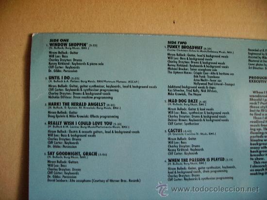 Discos de vinilo: HIRAM BULLOCK ---- FROM ALL SIDES - Foto 2