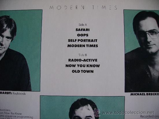 Discos de vinilo: STEPS AHEAD --- MODERN TIMES - Foto 2