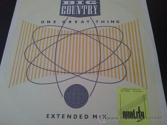 Discos de vinilo: BIG COUNTRY - ONE GREAT THING - MAXI SINGLE - Foto 1