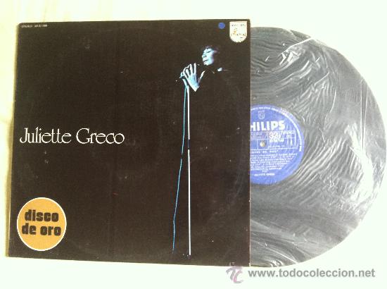 Discos de vinilo: LP JULIETTE GRECO-DISCOS DE ORO - Foto 1