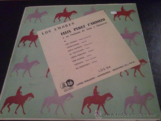 Vinyl records: F&Eacute;LIX P&Eacute;REZ CARDOZO, LOS AMORES - MINI LP