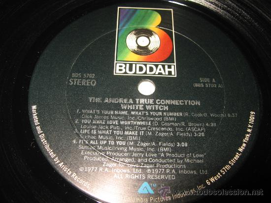 Discos de vinilo: LP THE ANDREA TRUE CONNECTION WHITE WITCH 1977 USA - Foto 3