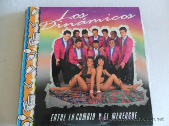 Discos de vinilo: LOS DINAMICOS - ENTRE LA CUMBIA Y EL MERENGUE 1971