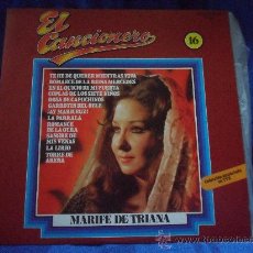 Discos de vinilo: MARIFE DE TRIANA. EL CANCIONERO. LP CON 12 TEMAS. BELTER, 1980.. Lote 33404408