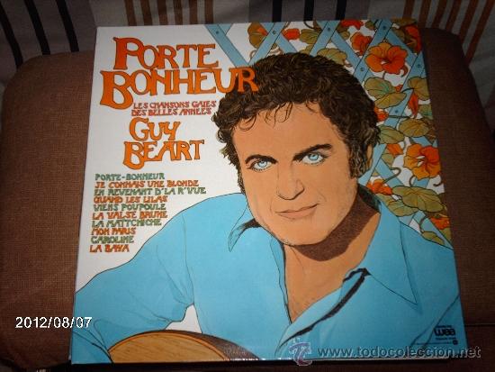 Discos de vinilo: Guy Beart  Porte bonheur - Foto 1
