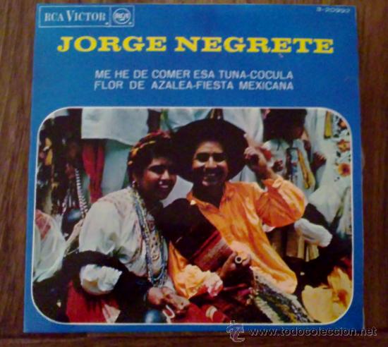 Discos de vinilo: JORGE NEGRETE - SINGLE 45 RPM - Foto 1