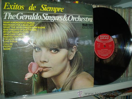Discos de vinilo: THE GERALDO SINGERS & ORCHESTRA LP EXITOS DE SIEMPRE SPAIN - Foto 1