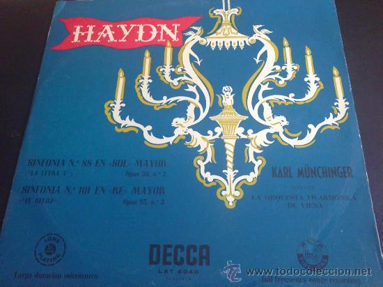 Discos de vinilo: HAYDN - DIRECTOR: KARL MUNCHINGER - Foto 1