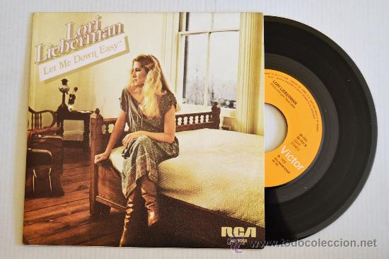 Discos de vinilo: LORI LIEBERMAN - Lest Me Down Easy/Boston (RCA Single 1978) ESPA&Ntilde;A - Foto 1