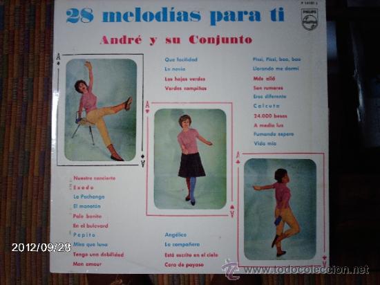 Discos de vinilo: Andre y su conjunto    28 melodias para ti - Foto 1