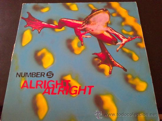 Discos de vinilo: NUMBER 5, ALRIGHT ALRIGHT - 4 TEMAS - Foto 1