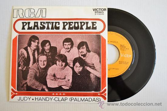 Discos de vinilo: PLASTIC PEOPLE - Judy/Clap (RCA Single 1971) ESPA&Ntilde;A - Foto 1