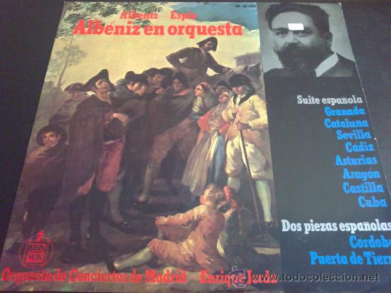 Discos de vinilo: ALB&Eacute;NIZ, ESPL&Aacute; - ORQUESTA DE CONCIERTOS DE MADRID - LP - Foto 1