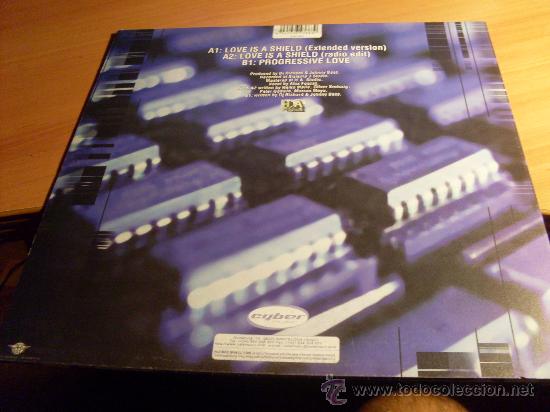 Discos de vinilo: ALIEN FACTOR 2 ( LOVE IS A SHIELD) 12 INCH MAXI WHITE VINYL (B-28) - Foto 2