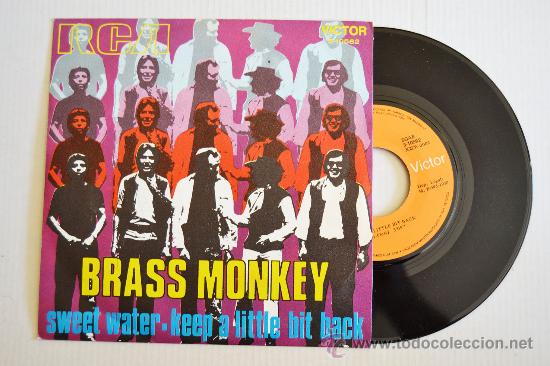 Discos de vinilo: BRASS MONKEY - Sweet/Keep A Little Bit Back (RCA Single 1970) ESPA&Ntilde;A - Foto 1