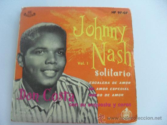 johnny nash - solitario - escalera de amor + 3 - Comprar Discos EP Vinilos de Cantautores Internacionales en - 33564542