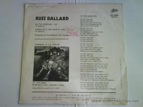 Discos de vinilo: RUSS BALLARD ON THE REBOUND - Foto 2