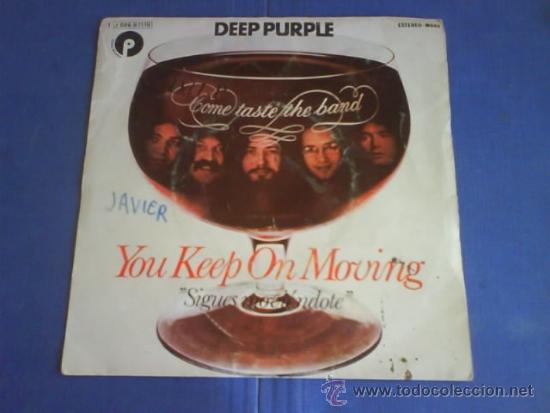 Discos de vinilo: DEEP PURPLE  YOU KEEP ON MOVING - Foto 1