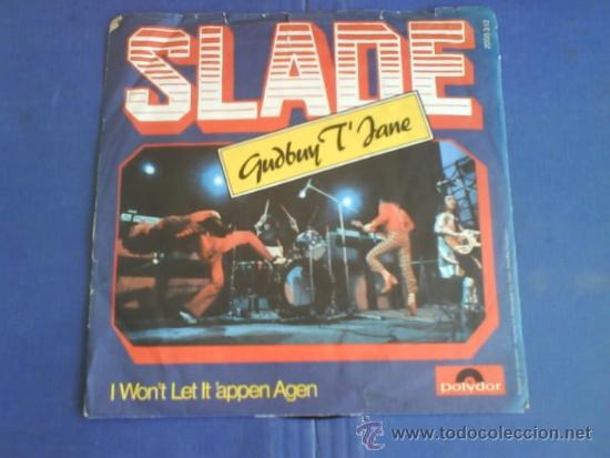 Discos de vinilo: SLADE GUDBUY T&acute;JANE - Foto 1