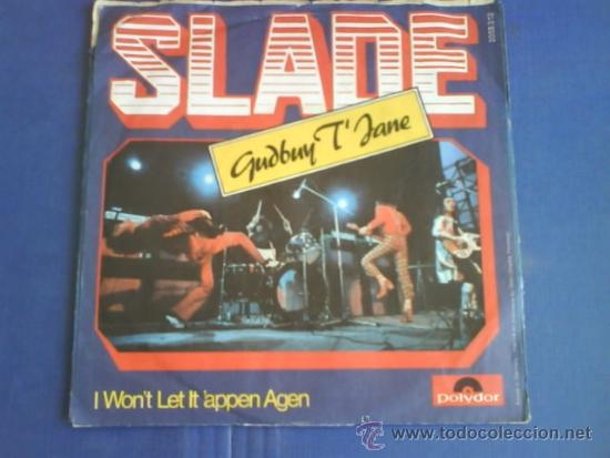 Discos de vinilo: SLADE GUDBUY T&acute;JANE - Foto 2