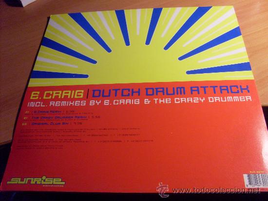 Discos de vinilo: E CRAIG (DUTCH DRUM ATTACK) 12 INCH MAXI (B-28) - Foto 2