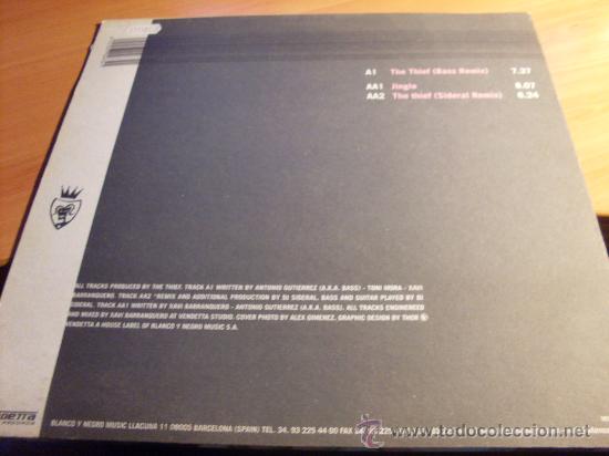 Discos de vinilo: THE THIEF ( THE THIEF E.P. ) 12 INCH MAXI (B-28) - Foto 2