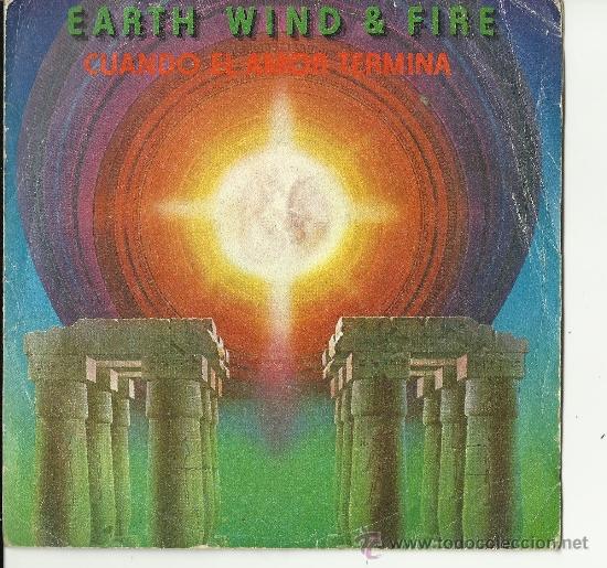 Discos de vinilo: Earth wind& fire Cuando el amor termina single 1979 - Foto 1