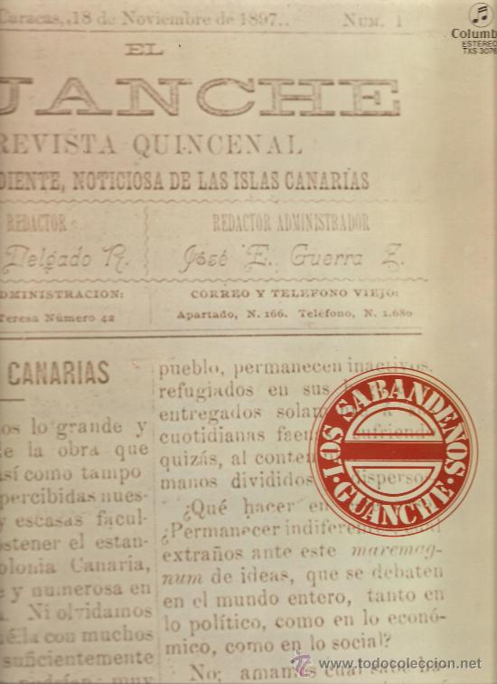 Discos de vinilo: LP LOS SABANDE&Ntilde;OS : GUANCHE  (CUBIERTA DESPLEGABLE ) COMPLETAMENTE NUEVO - Foto 1