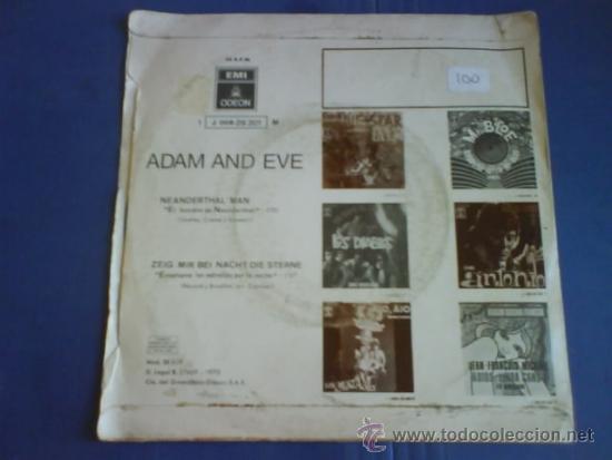 Discos de vinilo: NEARDENTHAL MAN   ADAM AND EVE - Foto 2