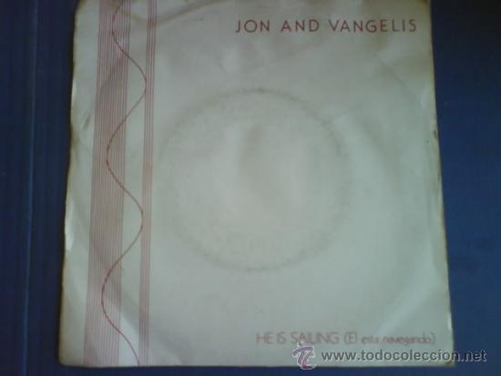 Discos de vinilo: JON AND VANGELIS  HE IS SAILING - Foto 1