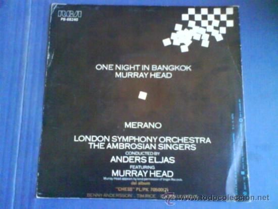 Discos de vinilo: MURRAY HEAD  ONE NIGHT IN BANGKOK - Foto 2