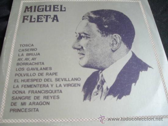 Discos de vinilo: MIGUEL FLETA-PALOBAL - Foto 1