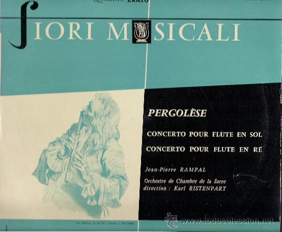 Disques de vinyle: Giovanni PERGOLESE : Concerto en R&eacute; Majeur / Concerto en Sol Majeur 10
