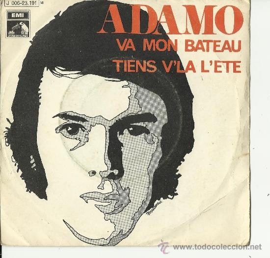 Discos de vinilo: adamo  va mon bateau - Foto 1