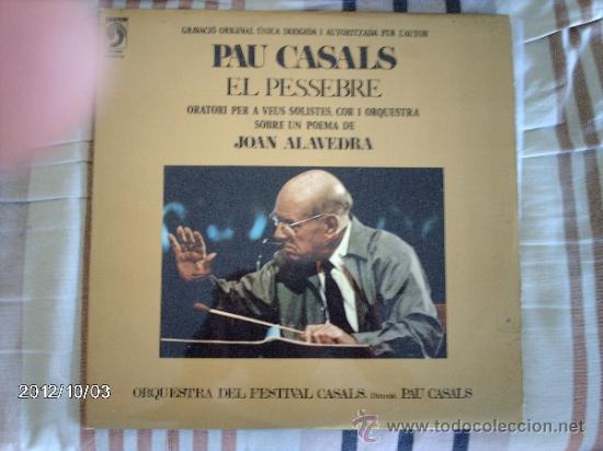 Discos de vinilo: Pau Casals   El pesebre - Foto 1