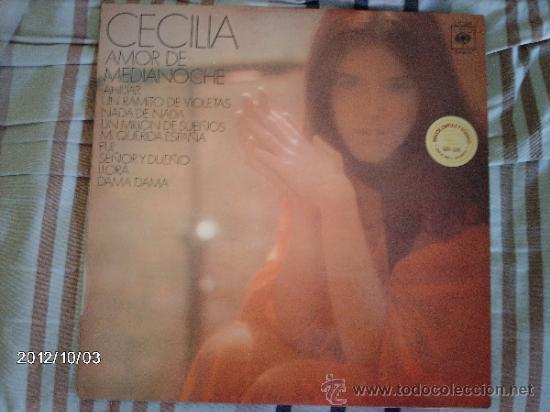 Discos de vinilo: Cecilia  Amor de medianoche - Foto 1