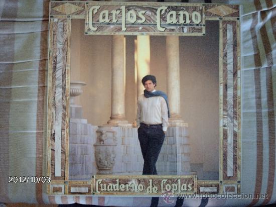 Discos de vinilo: Carlos Cano  Cuaderno de coplas - Foto 1