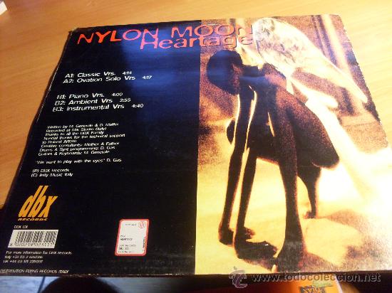 Discos de vinilo: NYLON MOON ( HEARTAGE) 12 INCH MAXI (B-28) - Foto 2