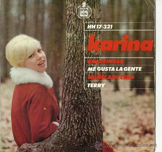 Discos de vinilo: single karina goldfinfer - Foto 1